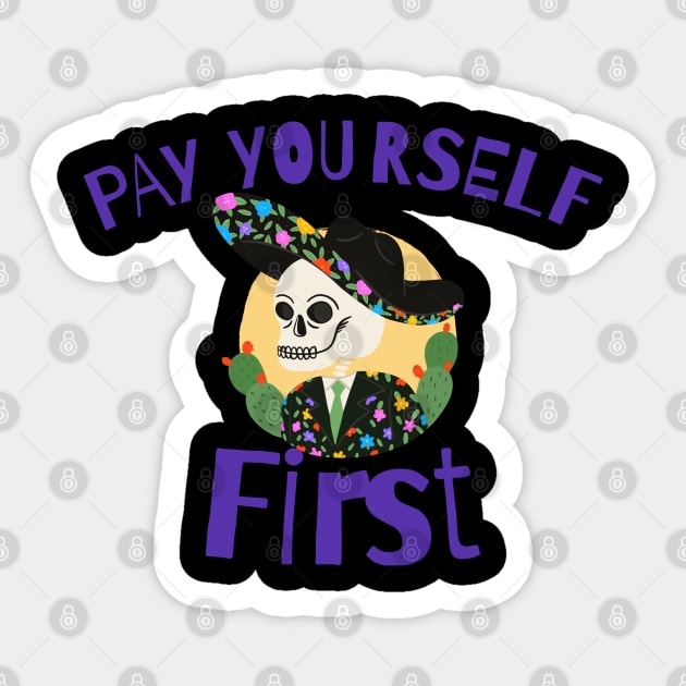 Use you skull and save Sticker by BOUTIQUE MINDFUL 